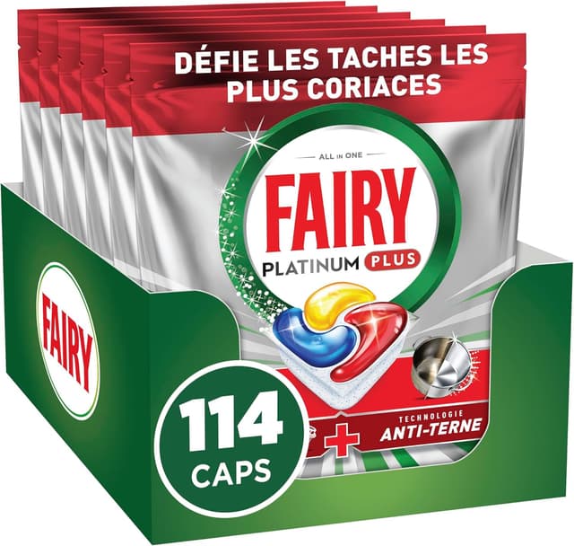 Imagen de Fairy Platinum Plus 114 tablettes lave-vaisselle 🍽 en OfertitasTOP