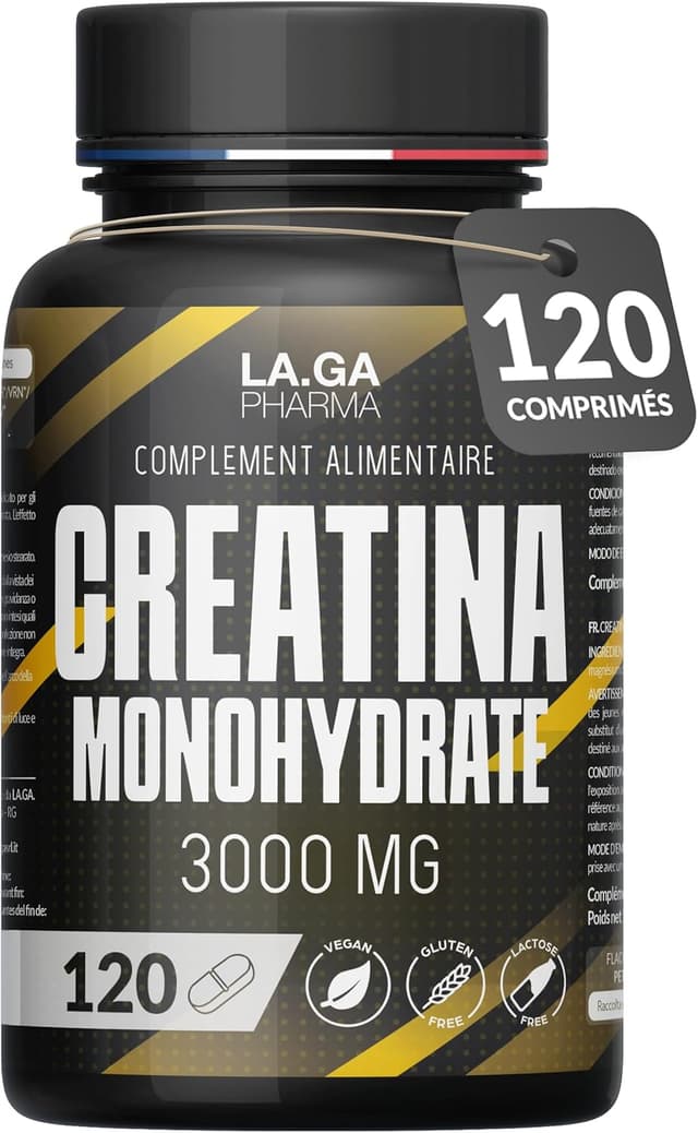 Imagen de Creatine Monohydrate 120 comprimés 3000 mg en OfertitasTOP