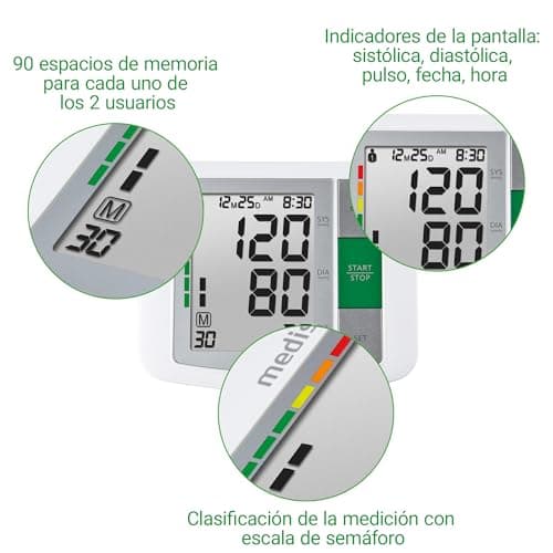 Thumbnail 3 de Medisana BU 510 Tensiómetro de brazo, memoria y semáforo ⛑