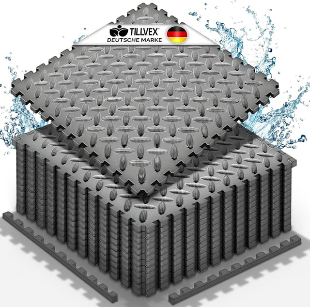 Imagen de tillvex Tapis de protection piscine 24 pcs 38,5 cm 🏊 en OfertitasTOP