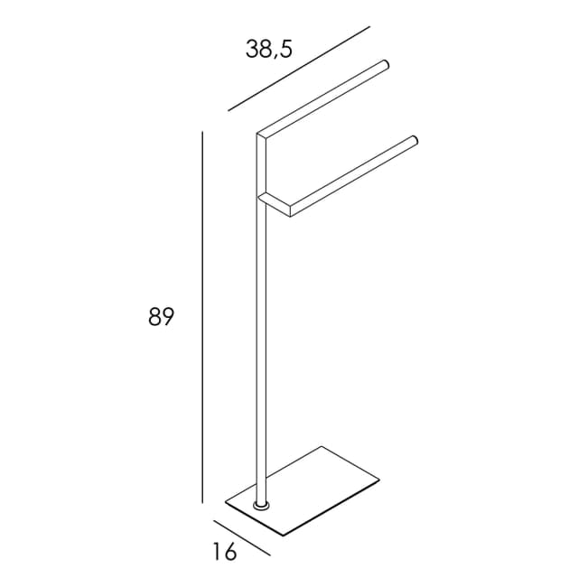 Detalle de Manillons Torrent Toallero de pie 📐