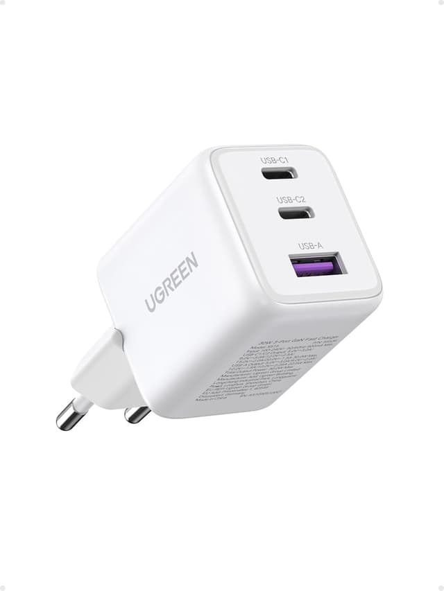 Detalle de UGREEN Zapix caricatore USB-C 30 W 3 porte