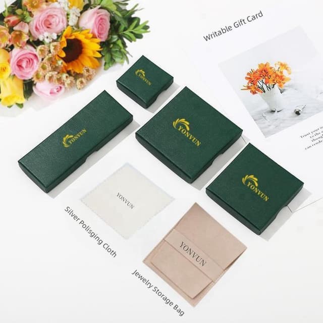 Thumbnail 5 de YONVUN Crystal Zircon Moon Heart Pendant 22mm