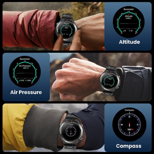 Thumbnail 2 de Smartwatch con GPS 1,45" 650mAh para hombre