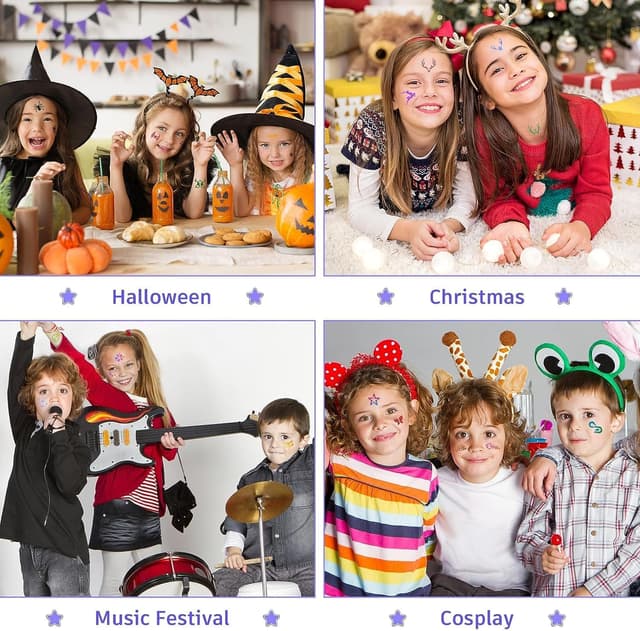 Thumbnail 5 de Mkitnvy 6 Rotuladores Tatuajes Niños