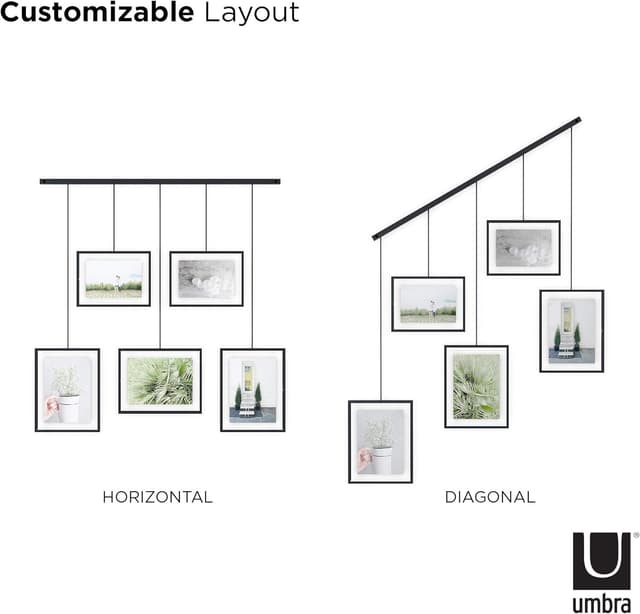 Thumbnail 9 de Umbra Exhibit 5 Marcos de Fotos Estilo Galería, Negro 📸