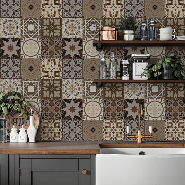 Thumbnail 2 de Abyssaly Carrelage Adhesif 15x15 cm 50 pièces