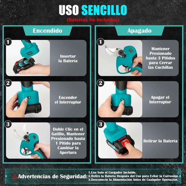 Thumbnail 4 de Cheffery Tijeras de Podar 60 mm 📷