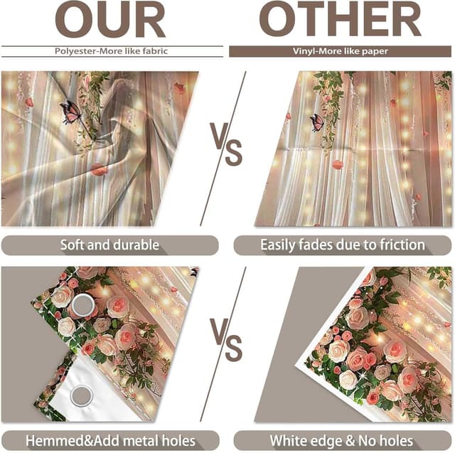 Thumbnail 4 de Luminora Fabric 8x6ft Valentine's Day Backdrop