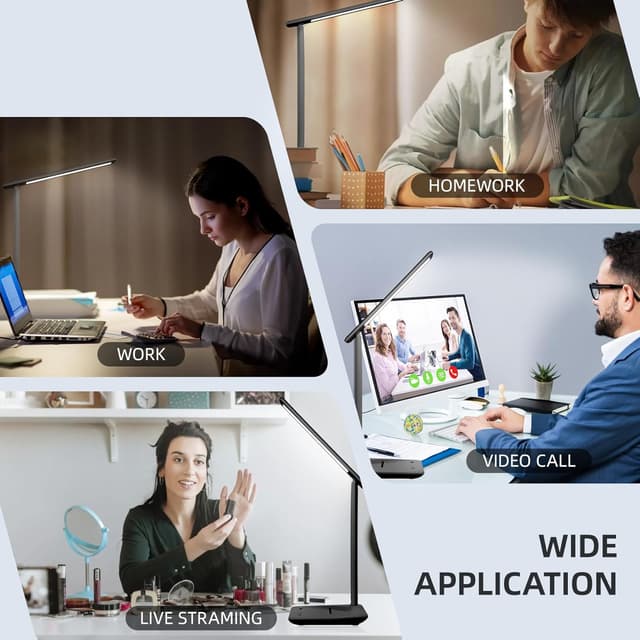 Thumbnail 6 de Carehabi lámpara de escritorio 5 modos