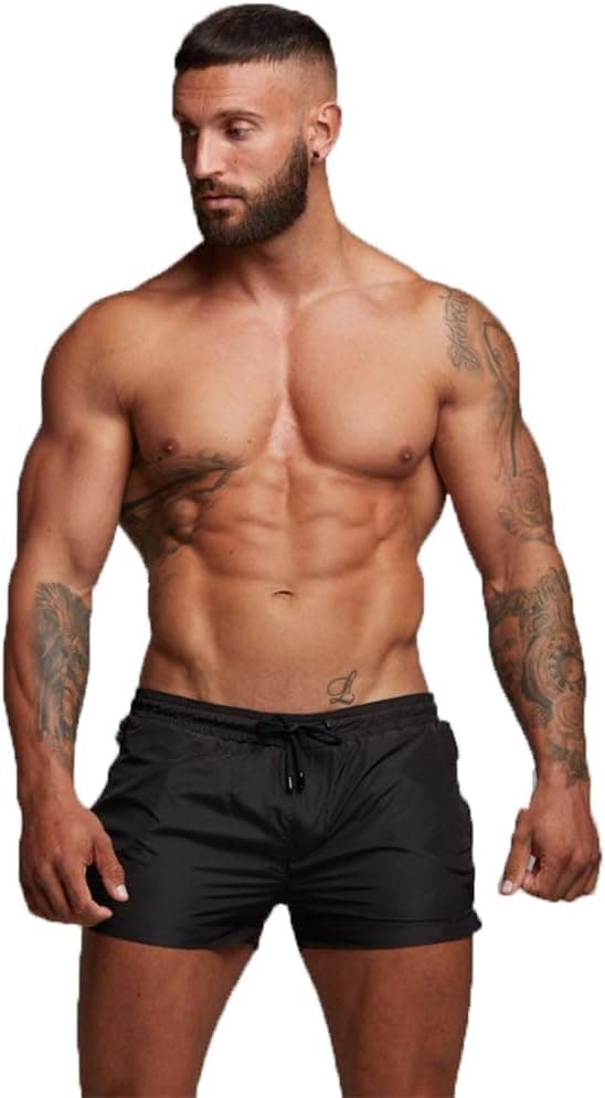 Thumbnail 1 de TMEOG Costume da uomo per mare, piscina e sport con tasca a zip