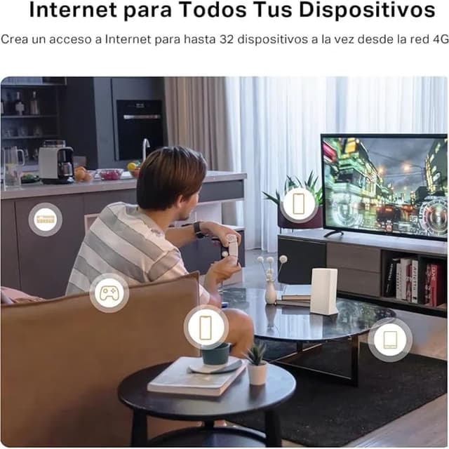 Detalle 2 de Mercusys MB110-4G Router 4G LTE CAT4, 300 Mbps