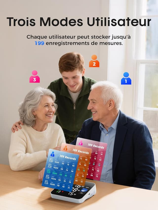 Detalle 2 de BioAura tensiomètre bras LED 199