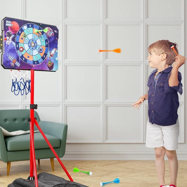 Thumbnail 5 de MELAND Kids Basketball Hoop Outdoor 104-190cm