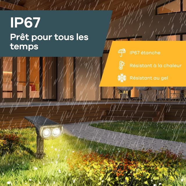 Thumbnail 4 de Linkind Spot Solaire Extérieur 6 pack 3000K