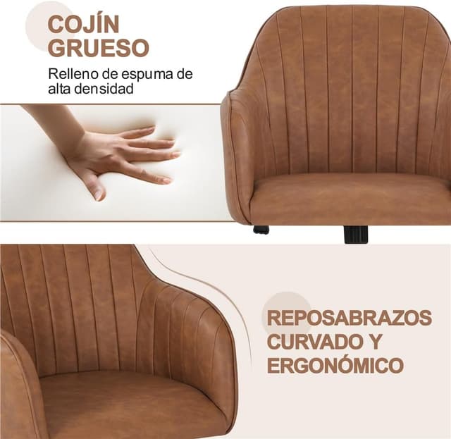 Thumbnail 6 de Yaheetech Silla de Oficina Ergonómica