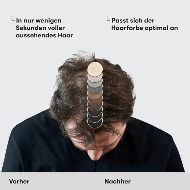 Detalle 2 de O.C. HAIRCARE Streuhaar Haarverdichtung 11 Farben