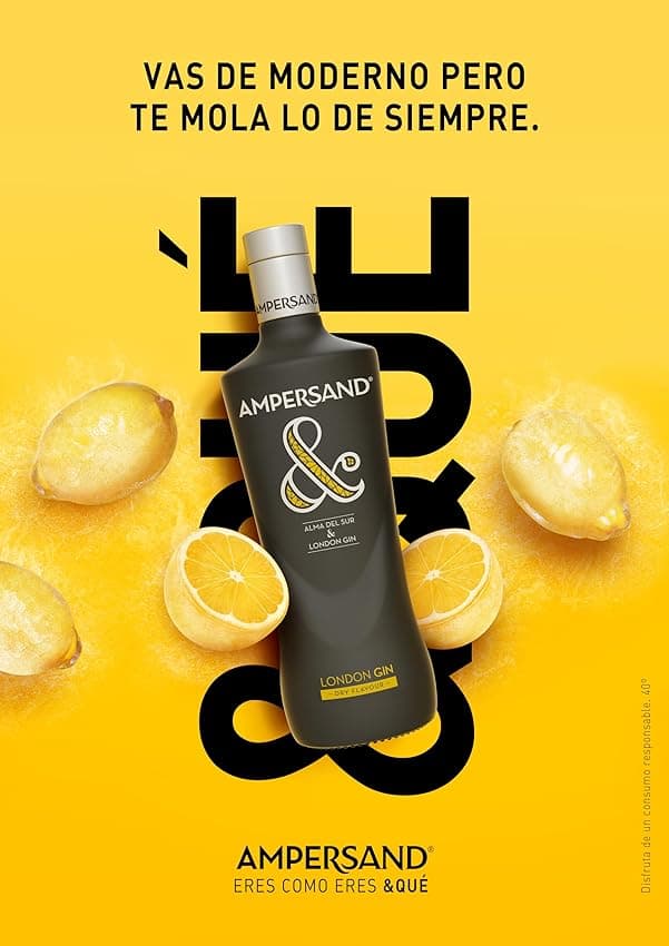Thumbnail 3 de Ampersand London Dry Gin Premium - 70 cl 🍸