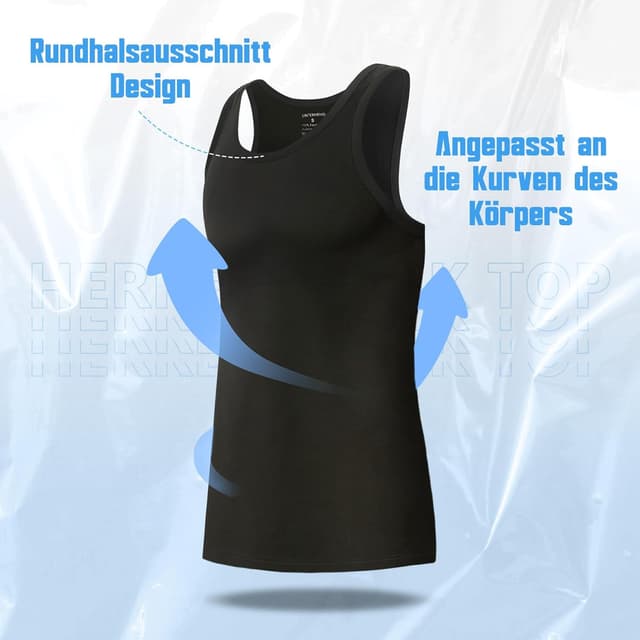 Thumbnail 6 de Falechay Unterhemd Herren Tank Top 5er Pack