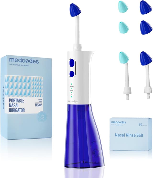 Imagen de Medcodes Neti Pot irrigatore nasale elettrico 1 kit en OfertitasTOP