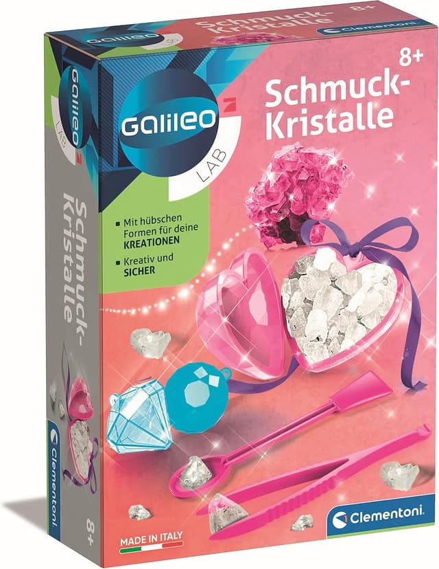 Detalle de Clementoni Galileo Lab Schmuckkristalle 59062 für Kinder