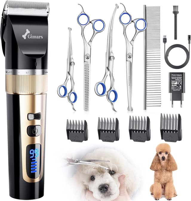 Imagen de Gimars 6-in-1 Hundeschermaschine 7000 U/min ✂ en OfertitasTOP