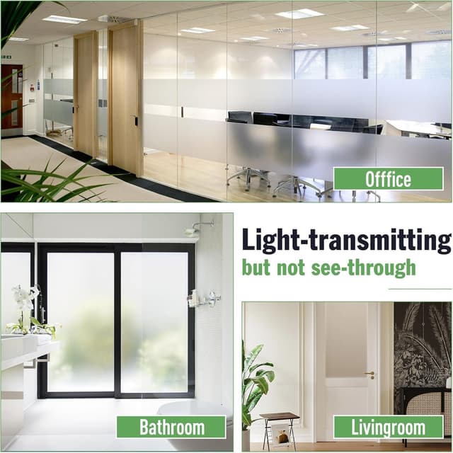 Detalle de DWIL Frosted Glass Paint (32oz) – Window Privacy Spray/Paint for Bathrooms, Kitchens & Doors