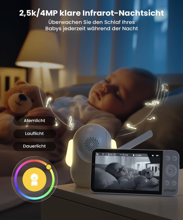 Thumbnail 2 de ieGeek Babyphone 5,5 Zoll