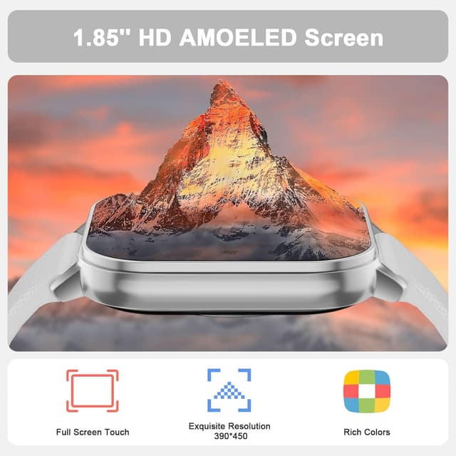 Detalle de MFVLP 1.85in AMOLED Smart Watch
