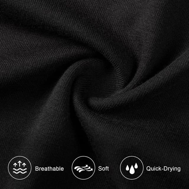 Detalle 2 de Mancozy Men’s Longline Crewneck T-Shirt (3-Pack) for Casual Hipster/Hip Hop Style