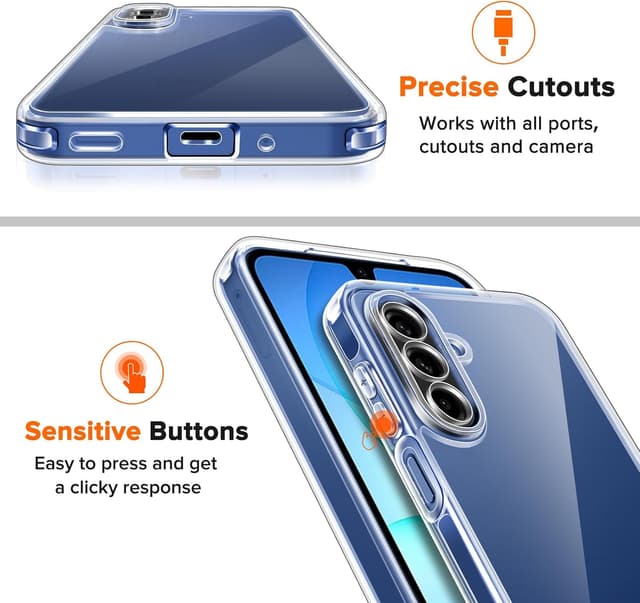 Thumbnail 6 de ivoler A17 clear case with tempered glass