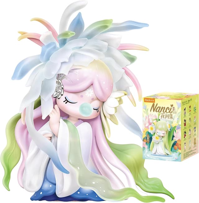 Detalle de Rolife Blind Box 1 figurine d’action anime florale aléatoire (7,5 à 13,5 cm)