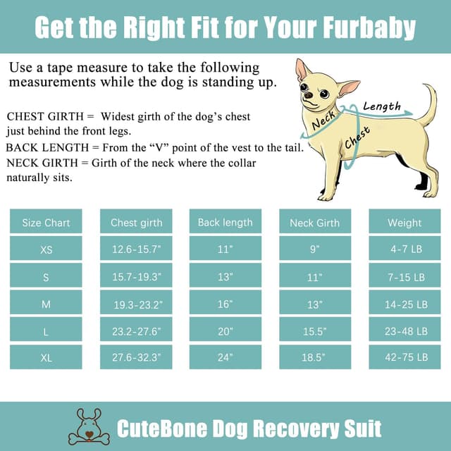Thumbnail 5 de CuteBone Erholungsanzug XL für Haustiere