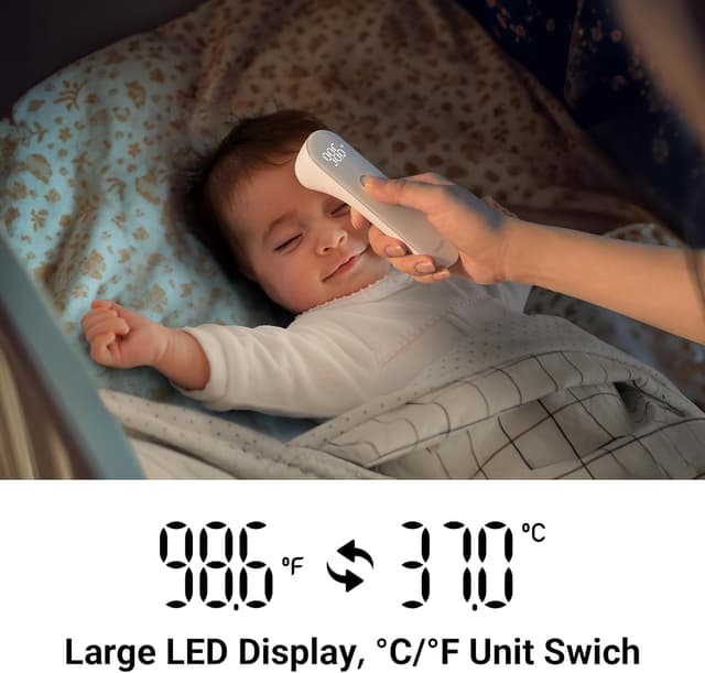 Thumbnail 6 de iHealth No-Touch Forehead Thermometer (PT3) – digital infrared, touchless for adults and kids