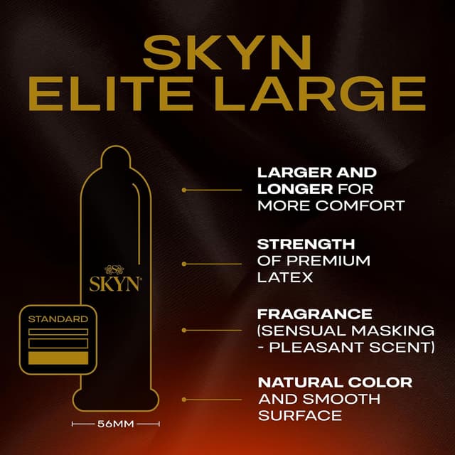 Thumbnail 2 de SKYN Elite Large Condoms Pack of 10