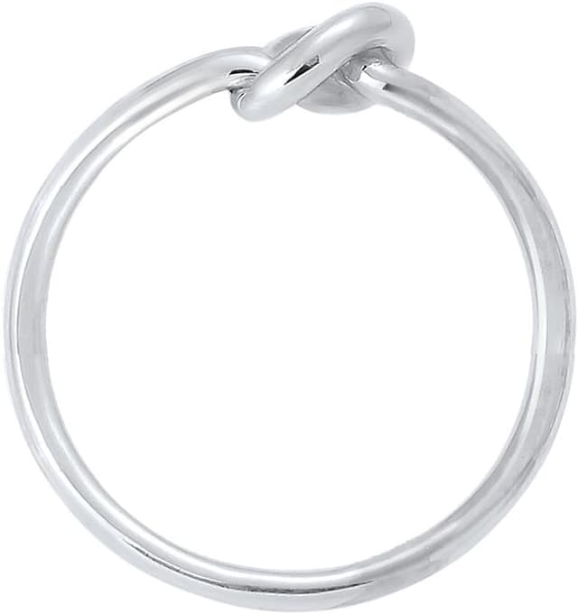 Detalle 1 de Elli Damen-Ring Trend Knoten Silber 925