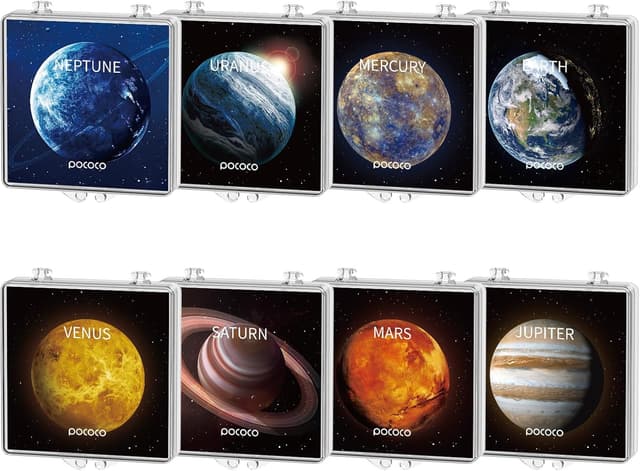 Detalle de Sonnensystem 8 Scheiben für POCOCO Galaxy Projector – passend für 5K Ultra HD