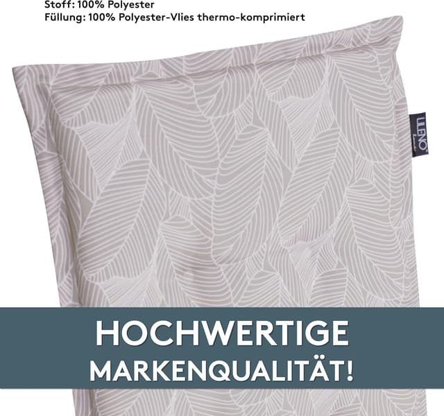 Thumbnail 6 de LILENO HOME Cojín para tumbona de jardín 🌿 188x60cm gris