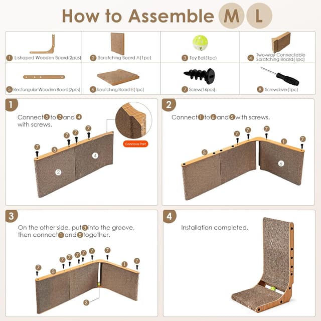 Thumbnail 6 de EHEYCIGA Tiragraffi a L 68 cm per gatti