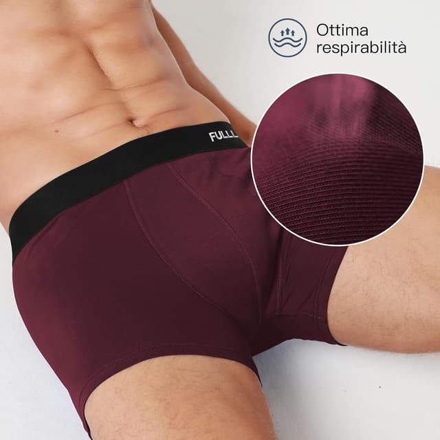 Detalle 2 de Fullluwaa Boxer uomo 10 pezzi cotone