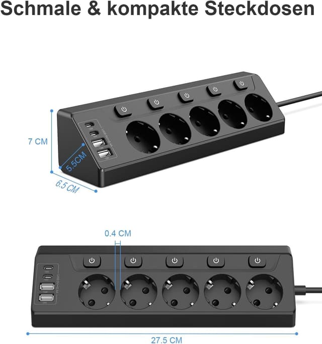 Thumbnail 6 de Vipwell Ecksteckdose 3680W mit USB