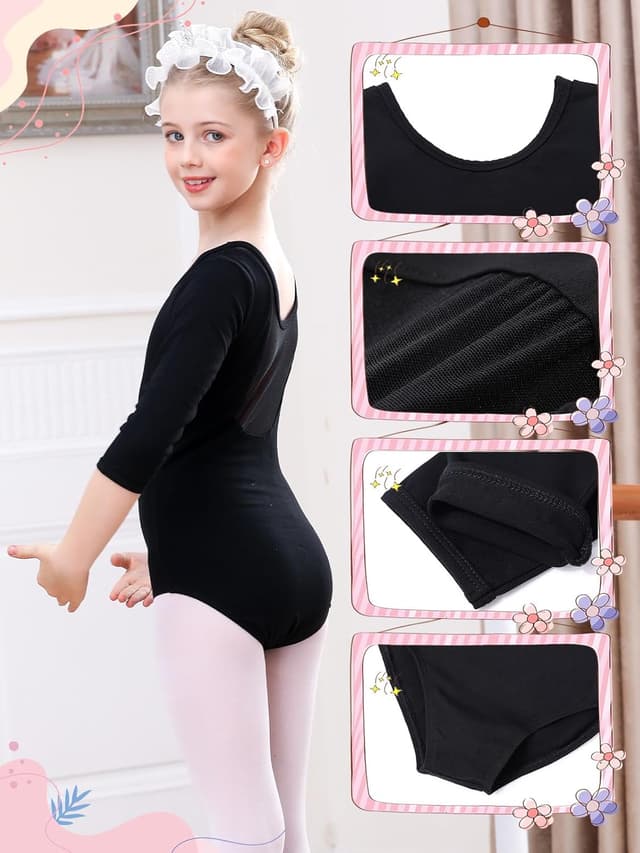 Thumbnail 2 de Kefiyis Body Danza Classica Bambina 3/4 Maniche