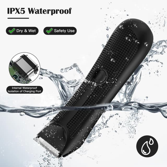 Detalle de Vexloria Pubic & Body Hair Trimmer 1️⃣🪒