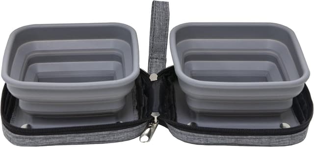 Thumbnail 2 de Portabowl : écuelles pliables 2 en 1 en silicone alimentaire avec étui de transport pour chien