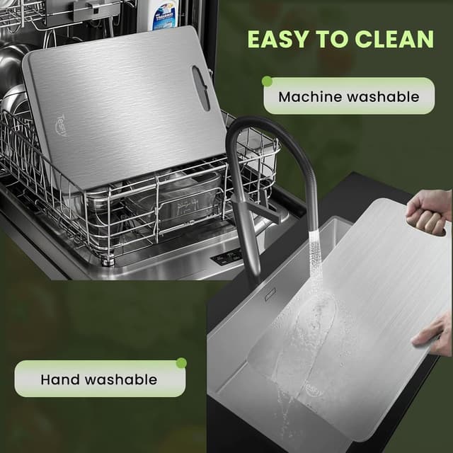 Thumbnail 6 de New Titanium Cutting Board 18x12 Titanium Cutting Board 🍽