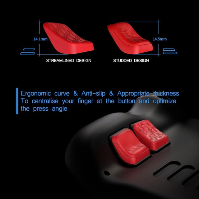 Thumbnail 4 de PlayVital Mix Rücktaste Enhancement Set für Steam Deck