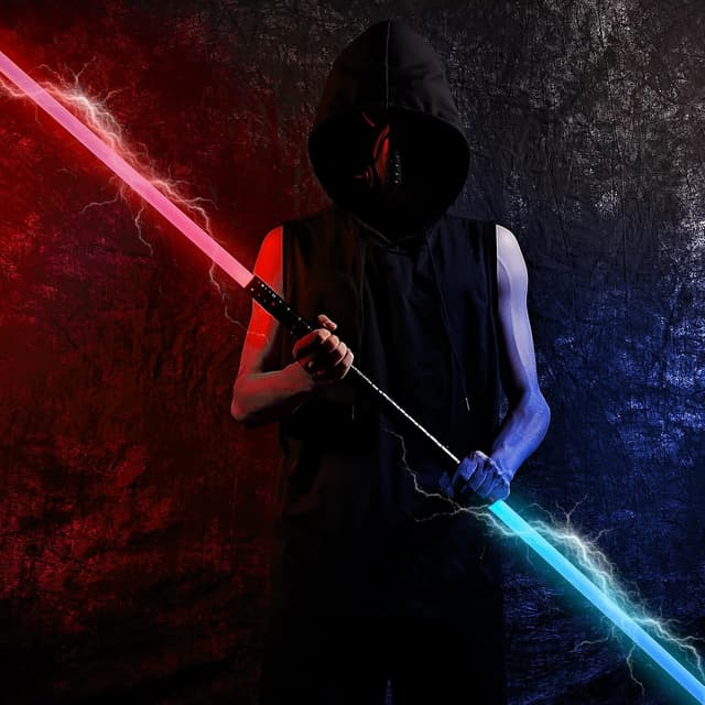 Thumbnail 2 de Yumuwind Light Sabers Adult 78.5cm 2‑Pack RGB