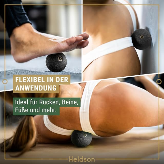 Thumbnail 5 de HELDSON Premium Faszienball 2er Set 6cm & 8cm