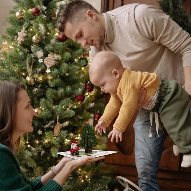 Detalle de Magic Ants Weihnachtskarte 3D Pop-Up Karte