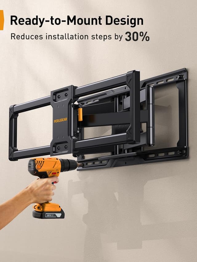 Detalle 2 de Perlegear PGLF16 Full-Motion TV Mount 42–90"